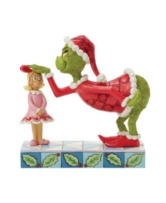 Grinch Grinch Patting Cindy Figurine