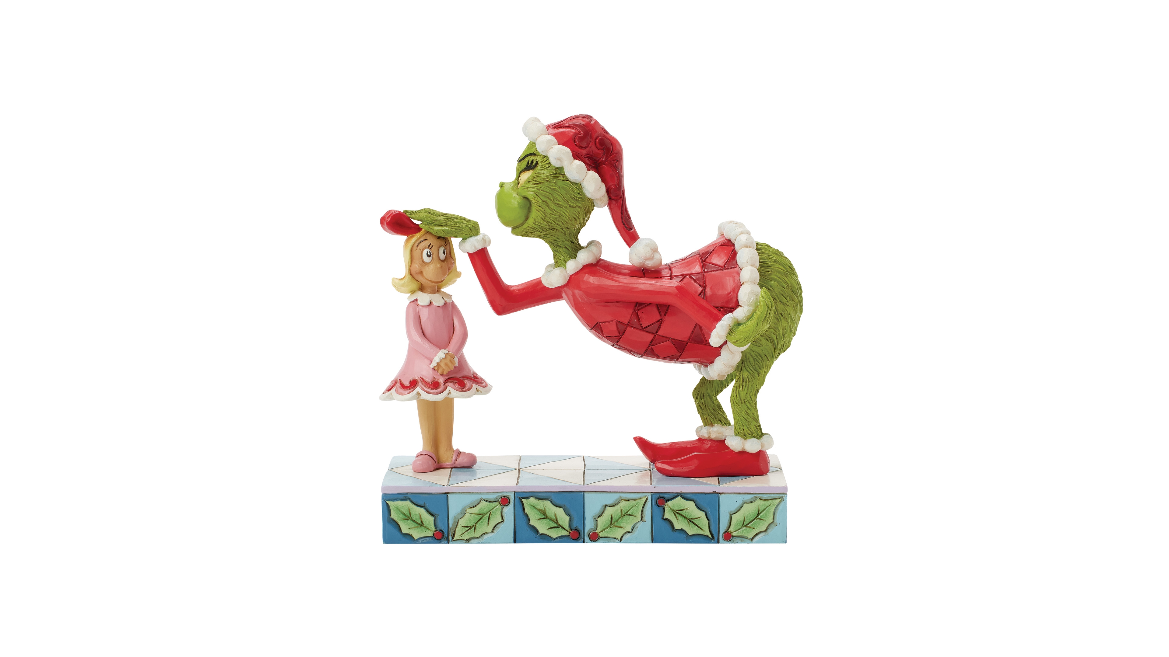 Jim Shore Grinch Fig Grinch Patting Cindy