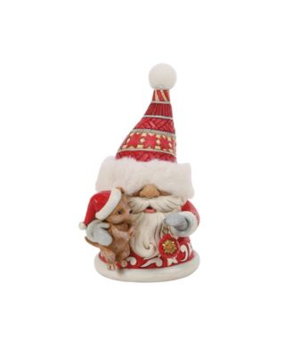 Heartwood Creek Gnome Hugging Cute Puppy Figurine