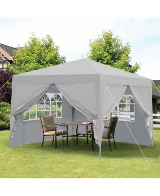10x10 Pop Up Gazebo 3 Sidewalls, Bags