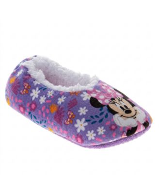 Toddler Minnie Mouse Slippers Design Comfortable Cozy Indoor Soft