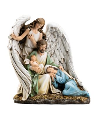 Angel Over Family Figurine