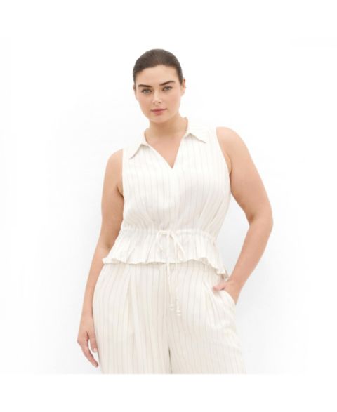 Женские жилеты CITY CHIC Women's Eva Stripe Relaxed Vest