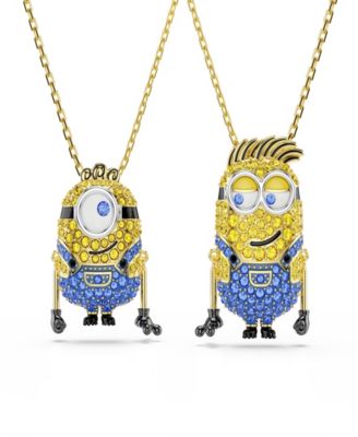 Gold-Tone Plated Minions James and Henry Set