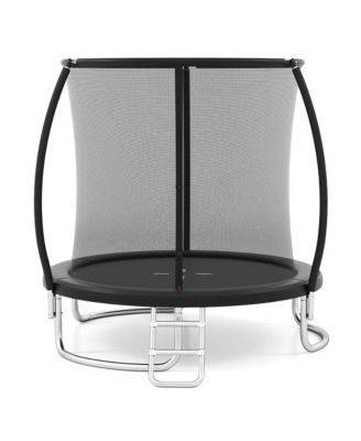 8 ft Outdoor Heavy-Duty Recreational Trampoline with Safety Enclosure