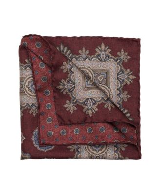 Men's Brando Double Sided Silk Pocket Square
