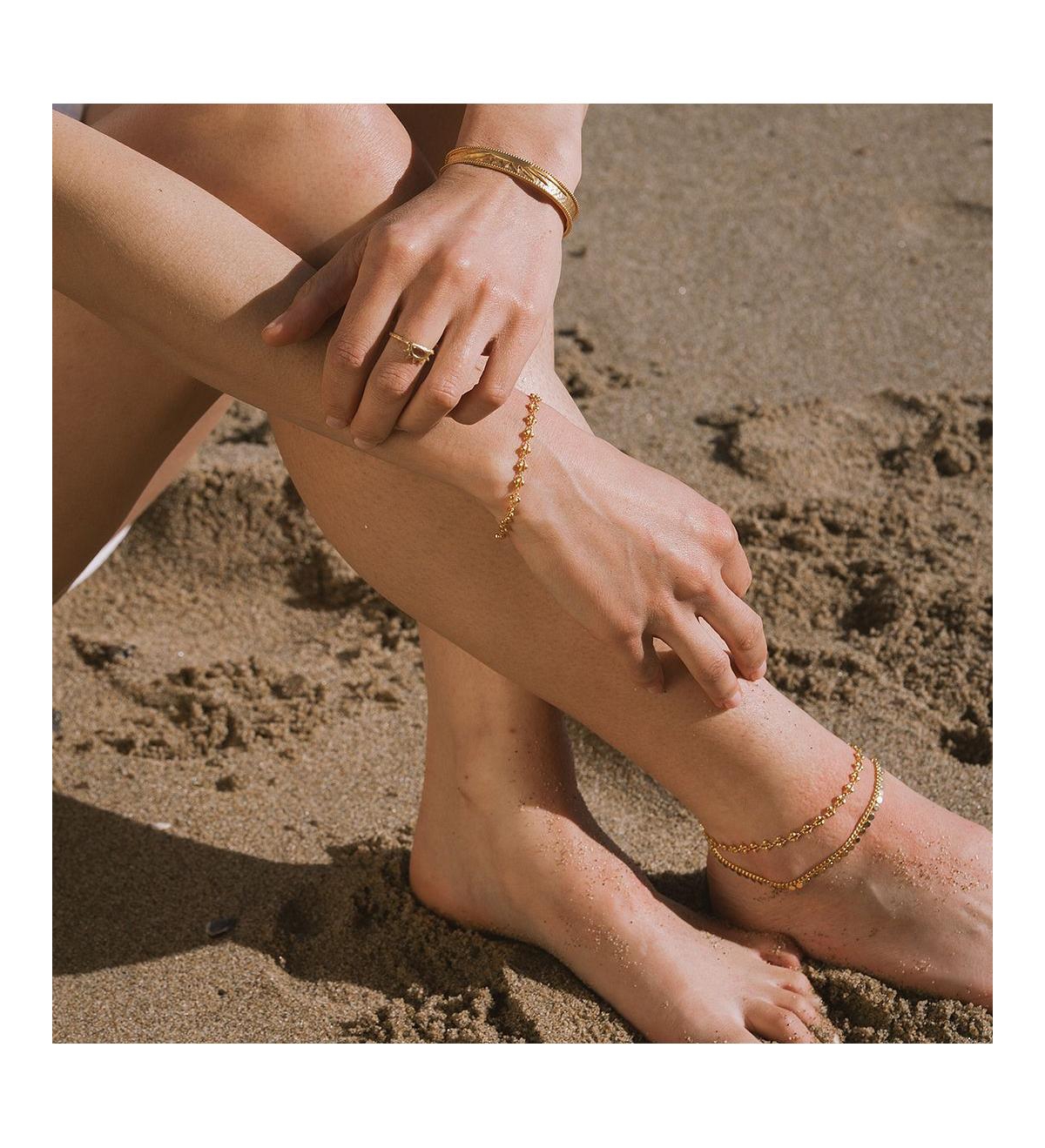 Satya Jewelry Illuminating Energy Gold Anklet