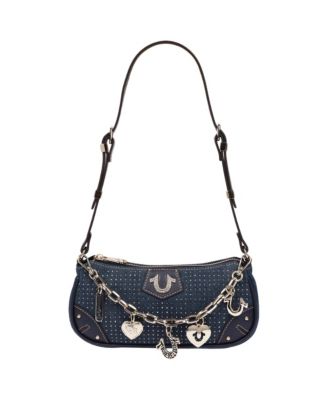 Women's Sparkle Denim Shoulder Bag