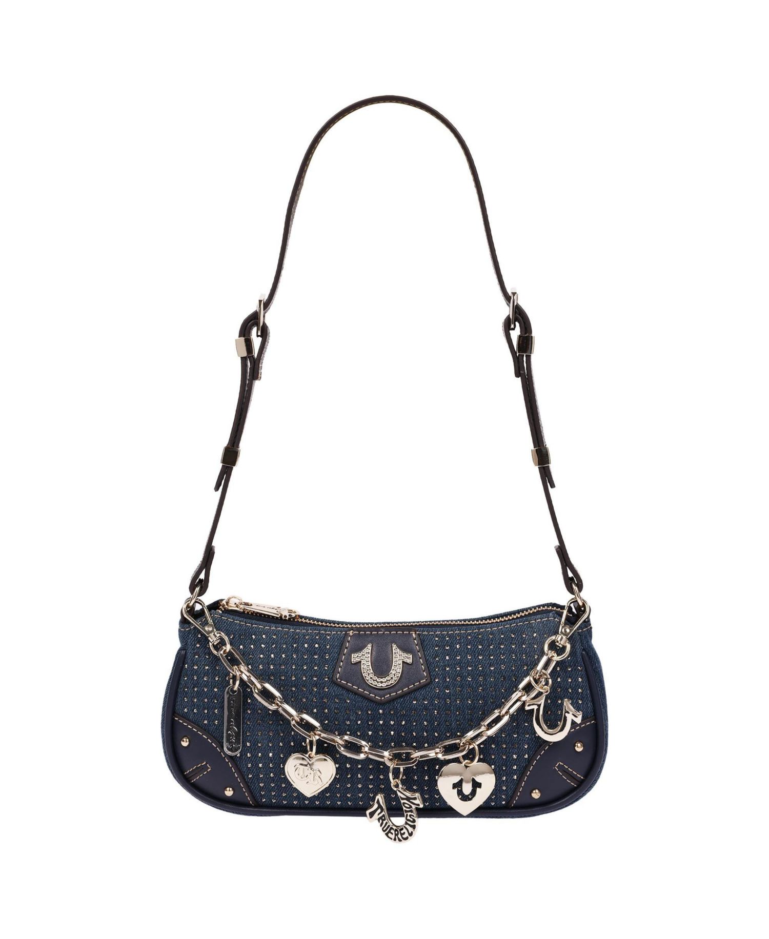 Women's Sparkle Denim Shoulder Bag
