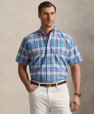 Men's Big & Tall Plaid Oxford Shirt