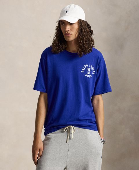 Мужская футболка Polo Ralph Lauren Big & Tall Graphic, цвет: Королевский синий