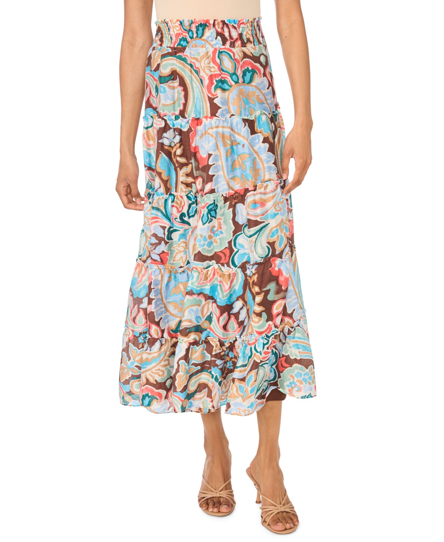Women's Tiered Maxi Skirt