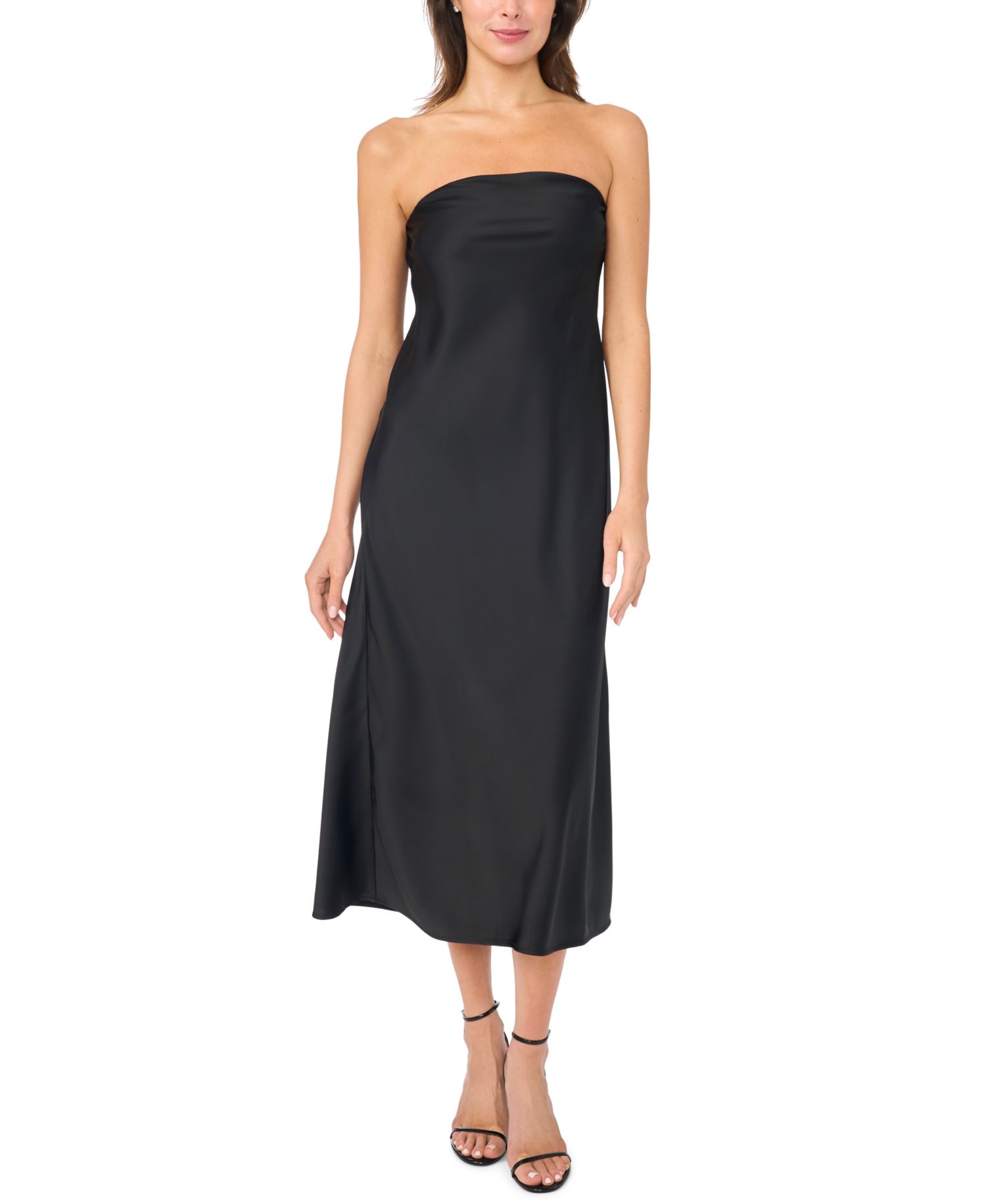 Women's Strapless Midi Dress