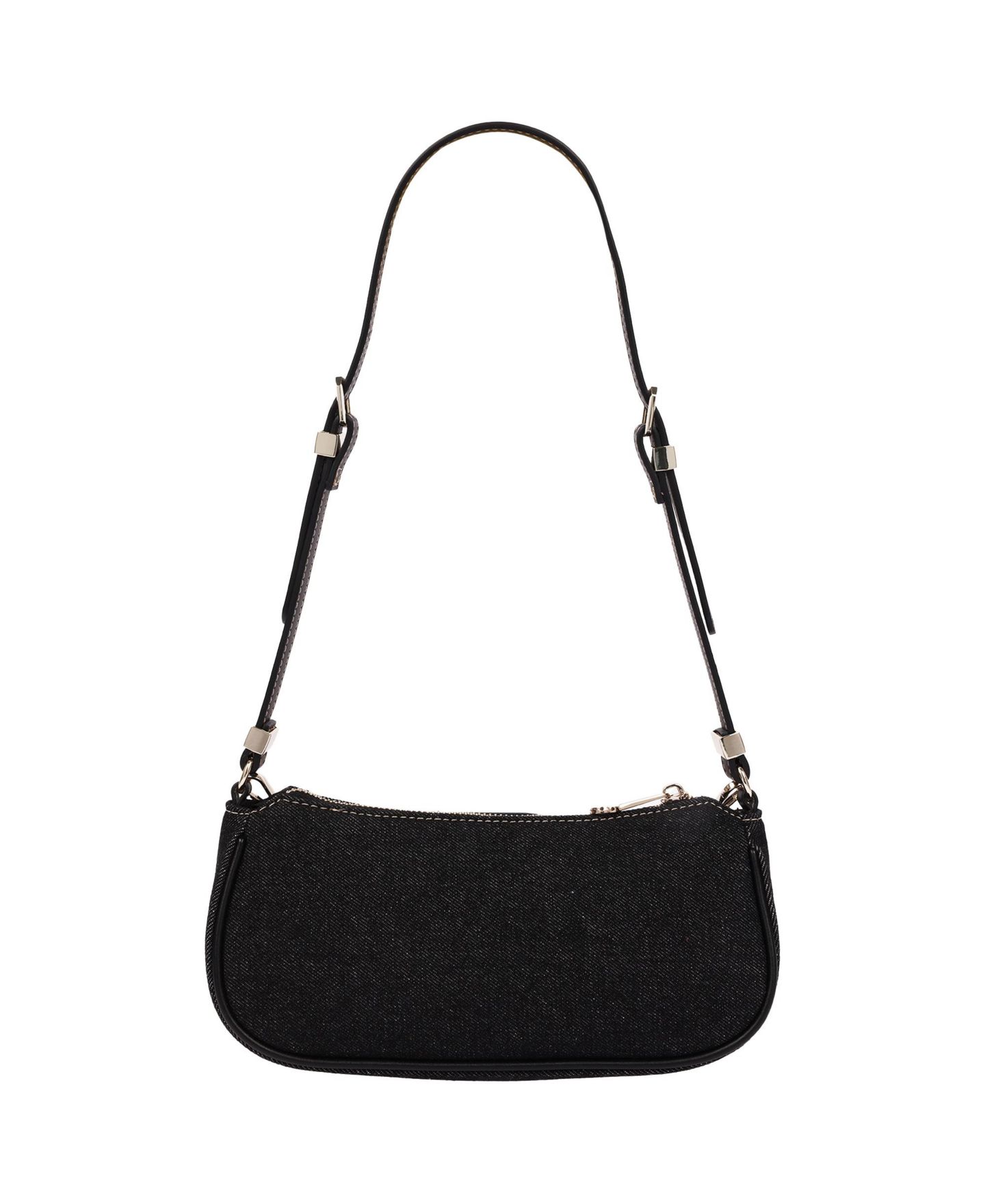 Женские брелоки True Religion Horseshoe Chain Shoulder - Charm Detail Zip Top Purse with Adjustable Strap, цвет: Чёрный — фото 6