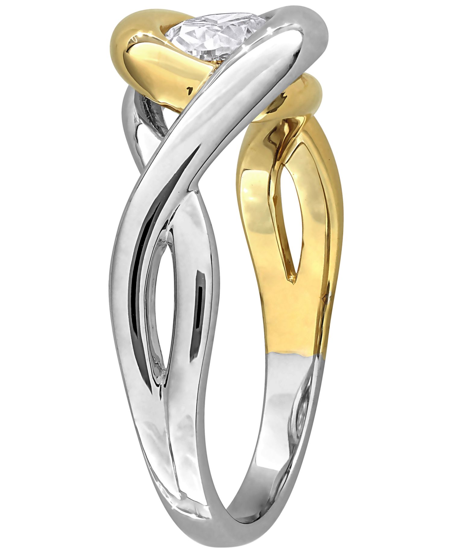 Lab-Grown Moissanite (1 ct. t.w.) Ring in Sterling Silver