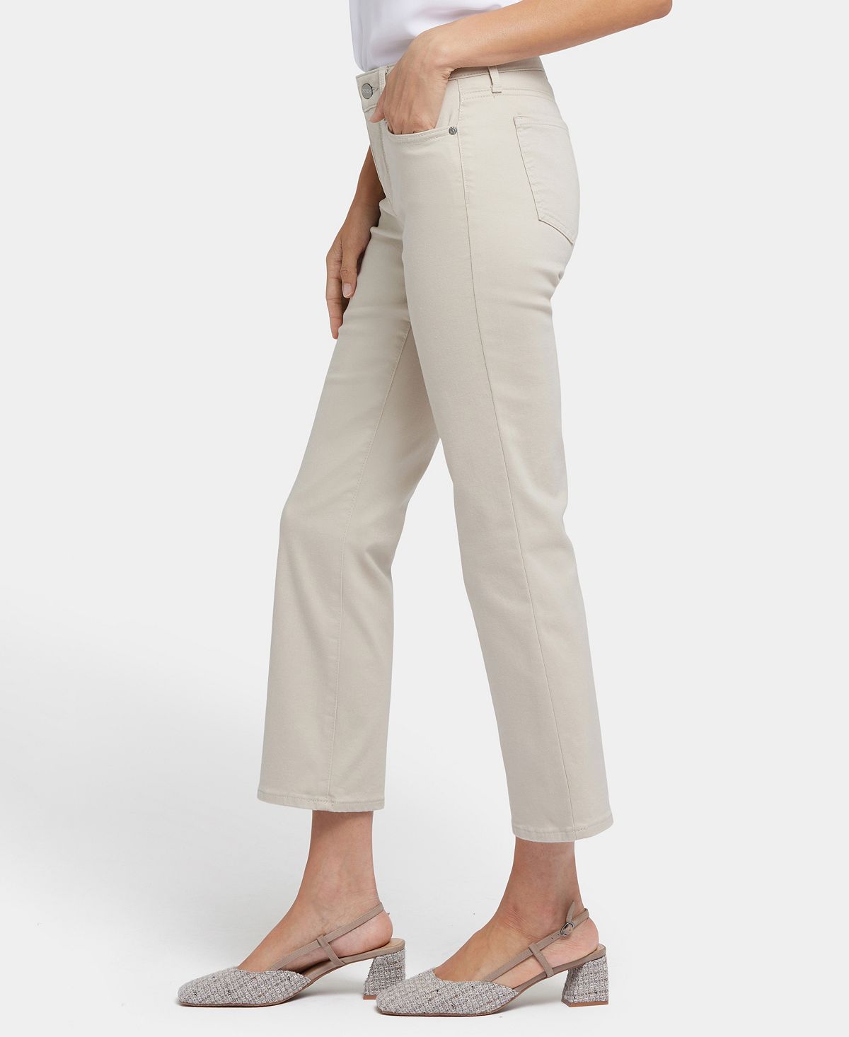 NYDJ Women's Marilyn Straight Ankle Jeans view 4 — MAYCSS fashion products