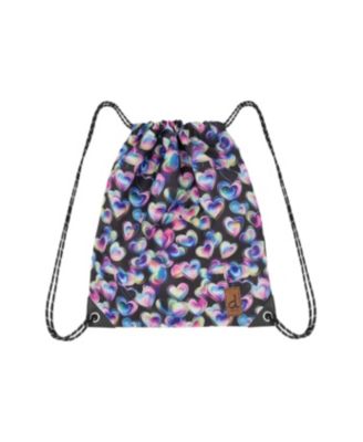 Little Girl Hearts Practical Charming Lightweight Drawstring Bag
