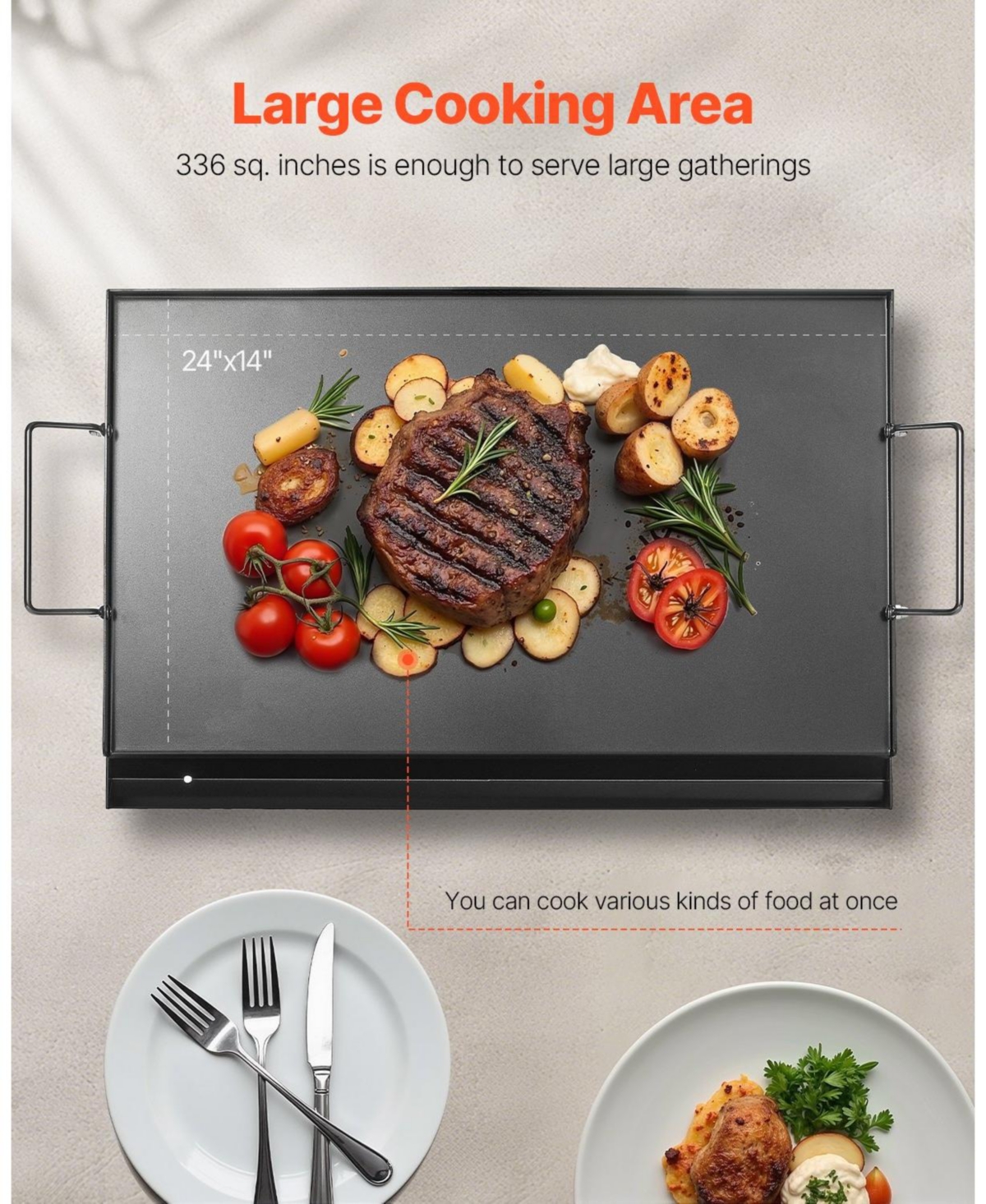 Cozito Carbon Steel Griddle