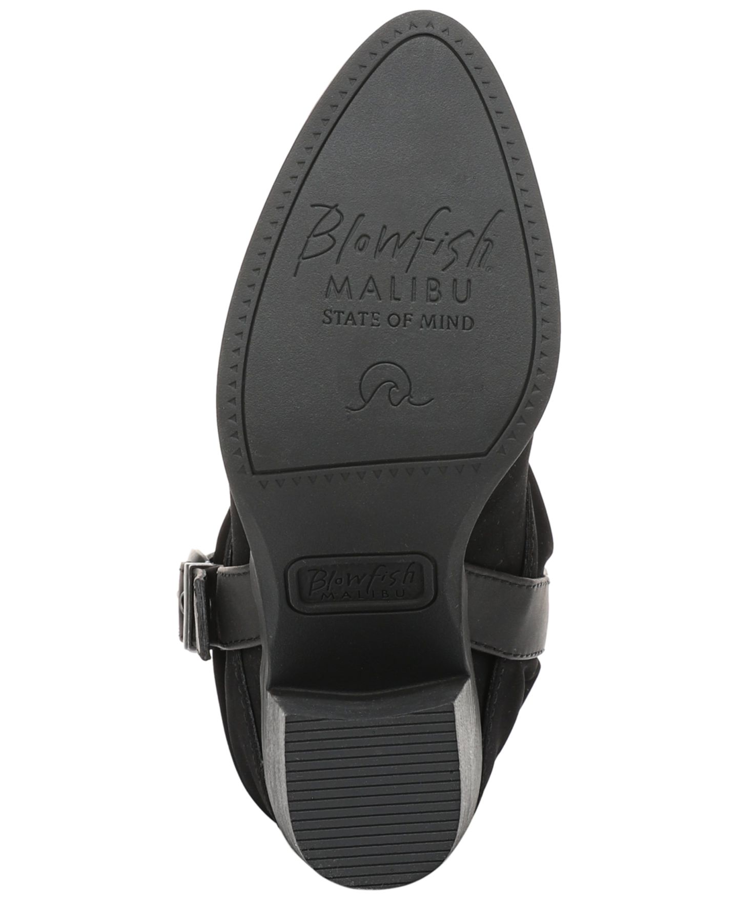 Женские ботинки Blowfish Malibu Carter Zip Tall, цвет: Чёрный искусственный замшевый — фото 5