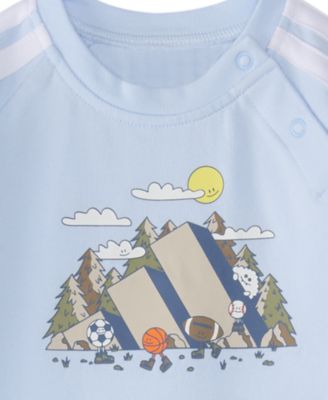 adidas Baby Boys' 3S Mountain Long-Sleeve Coverall - Macy's