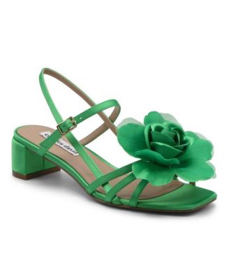  Womens Deb Floral Low Heel Sandal