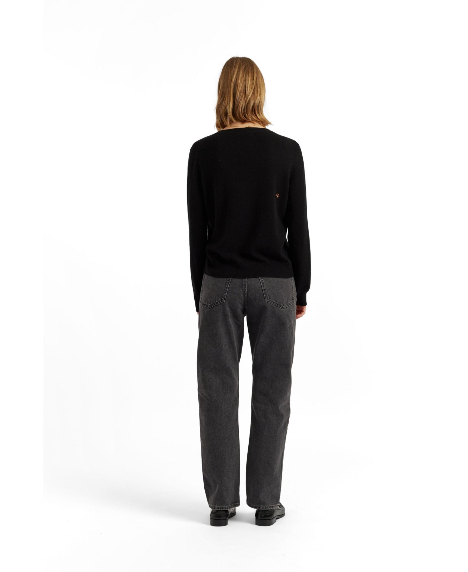 Women's Wool-Cashmere Snoopy Boo Sweater