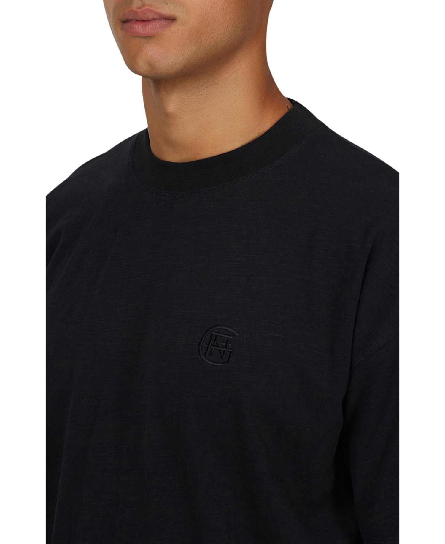 Men's Emblem Tonal Relaxed Slub T-shirt