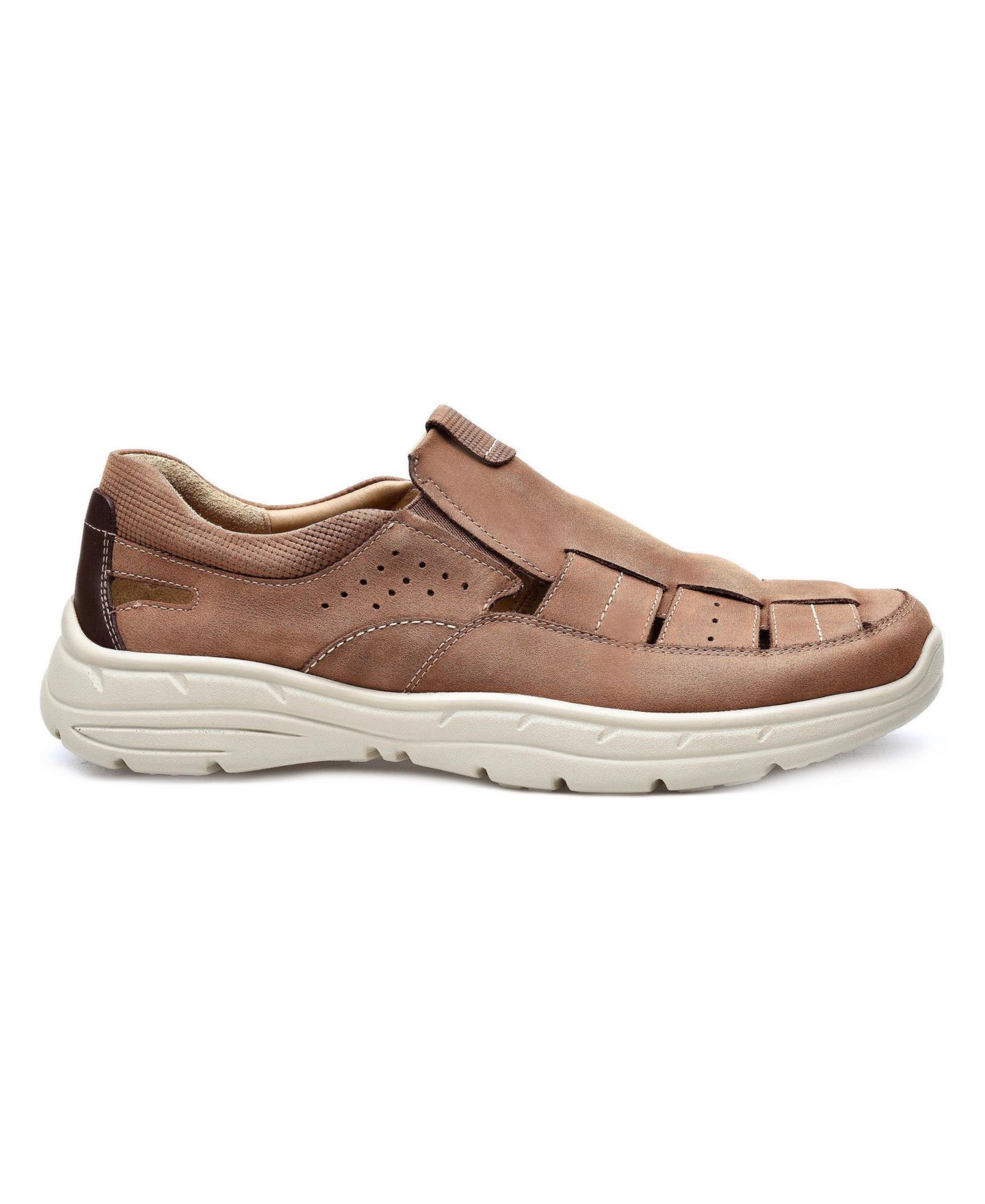 Мужские сандалии PAZSTOR Premium Comfort Leather Closed Toe Casual Sandals Abdiel, цвет: Шоколадный — фото 2