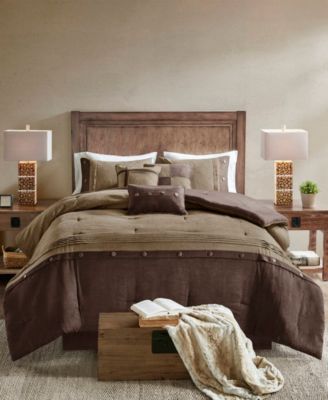 Boone Microsuede 7-Pc. Comforter Set, California King