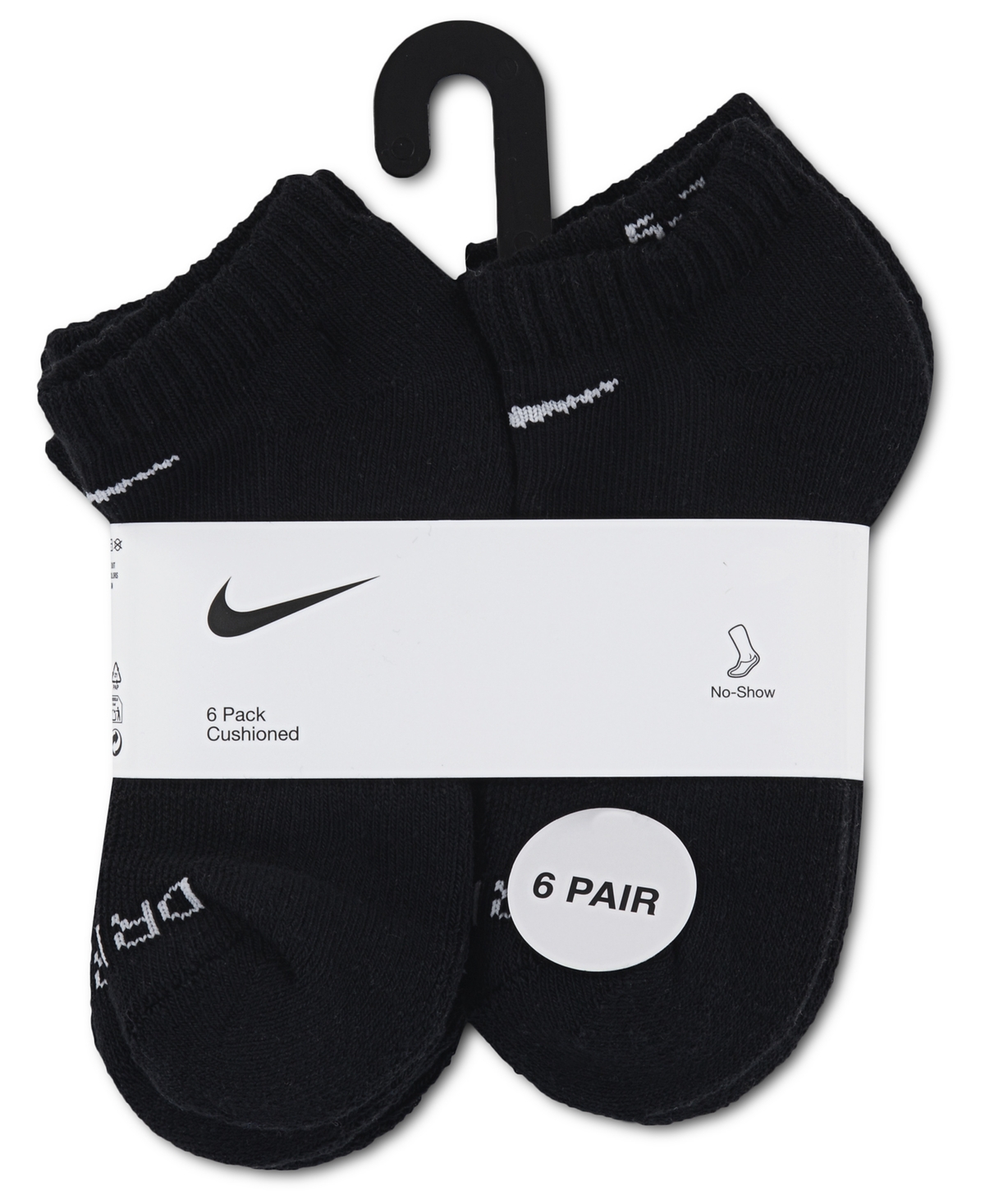 Nike Little Kids 6-Pk. No-Show Socks
