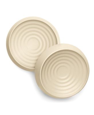 Cat Bowls, Set Of Two, Marshmallow