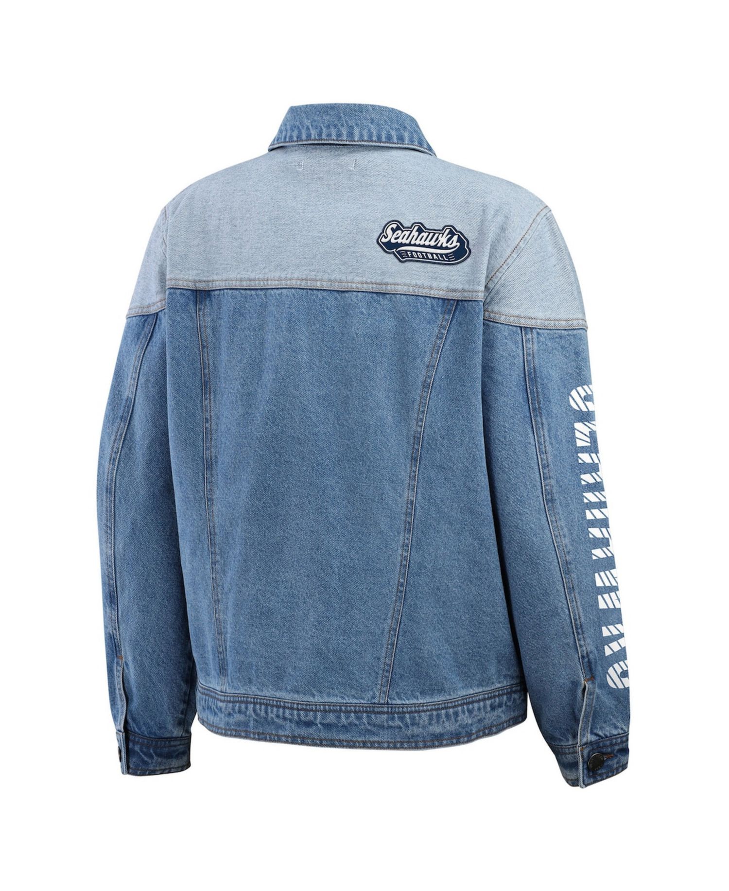 Women's Seattle Seahawks Full-Button Denim Jacket