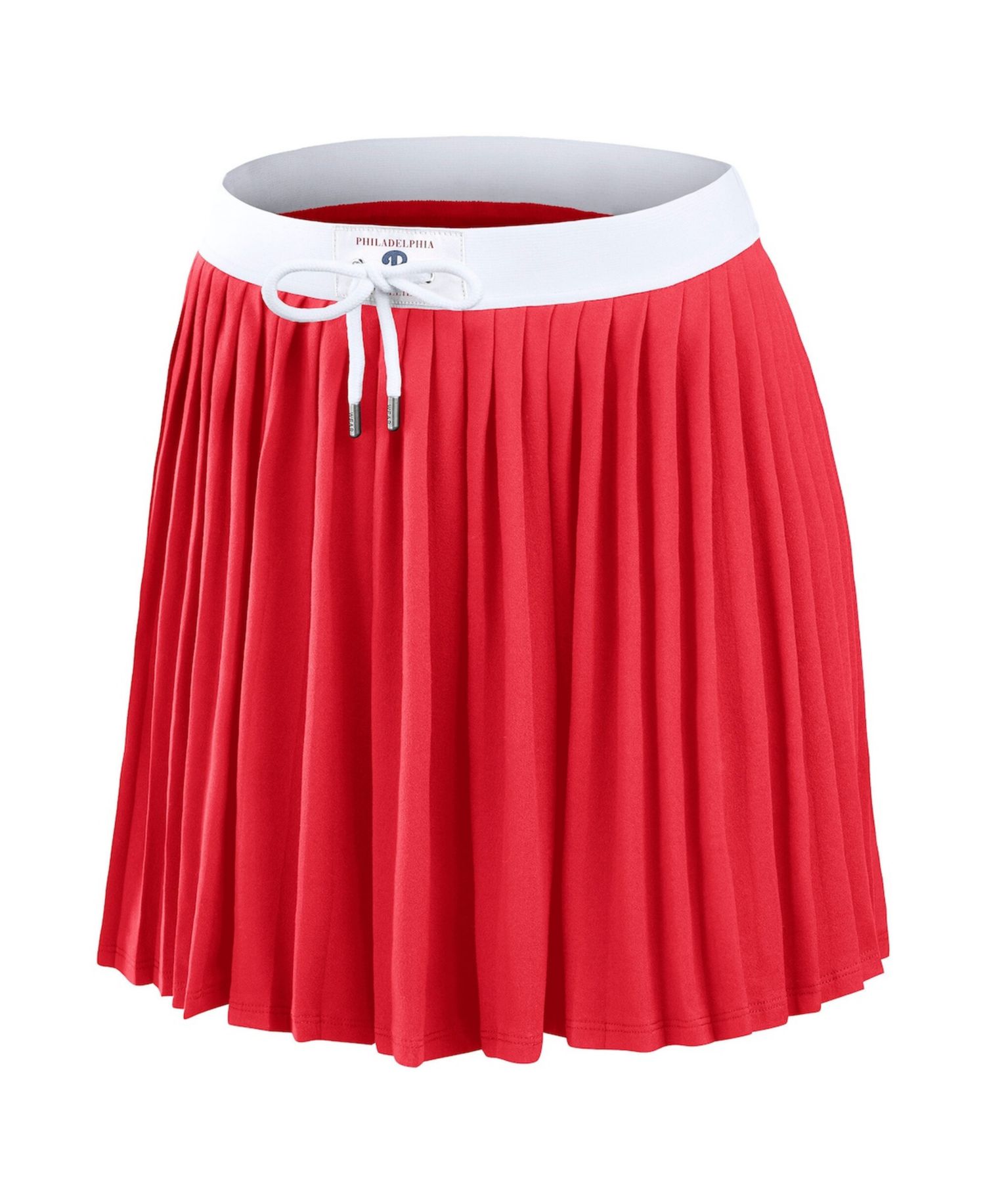 Women's Red Philadelphia Phillies Pleated Skort