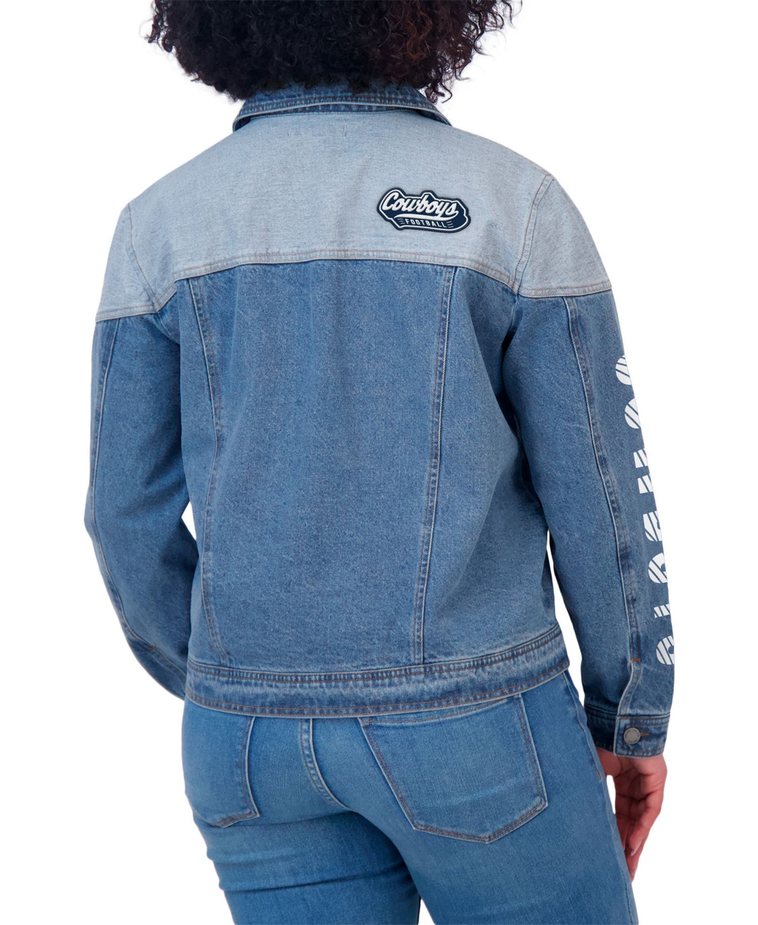 Women's Dallas Cowboys Full-Button Denim Jacket
