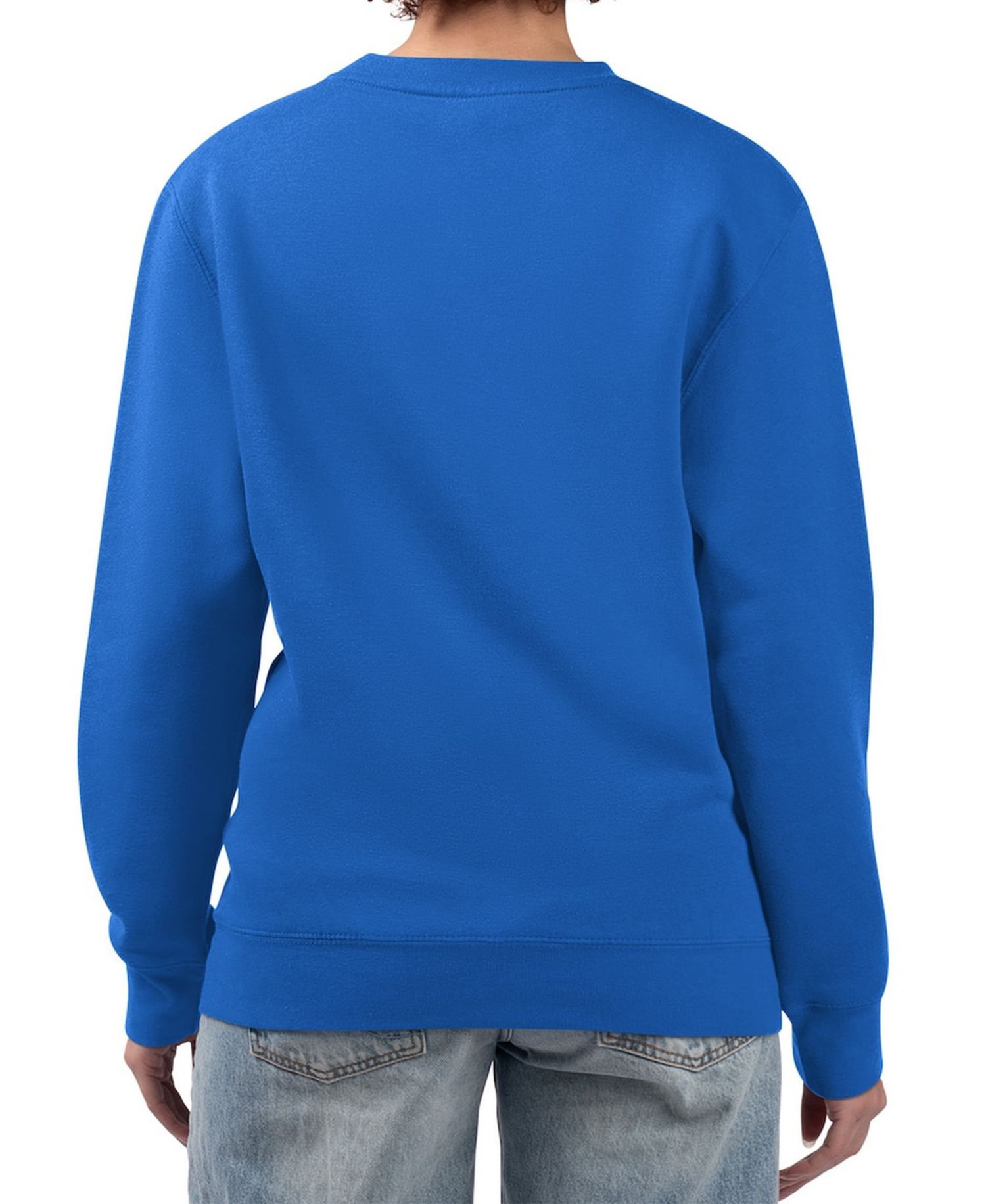 Women's Royal Los Angeles Dodgers Heart Logo Fleece Pullover Sweatshirt