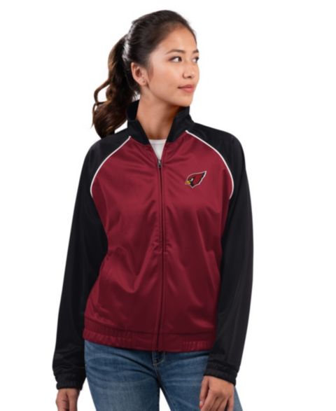 Женские куртки G-III 4Her by Carl Banks Cardinal Arizona Cardinals Replay Full-Zip Track Jacket