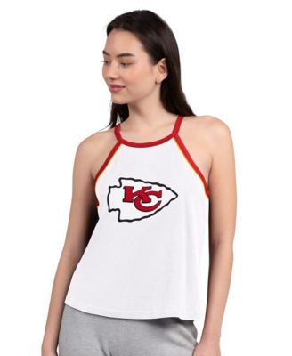 Women's White Kansas City Chiefs Redemption Win Slub Tank Top