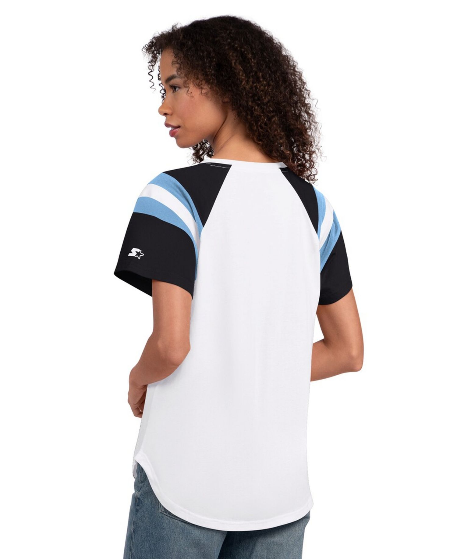 Women's White Ross Chastain Game On Raglan Notch Neck T-Shirt