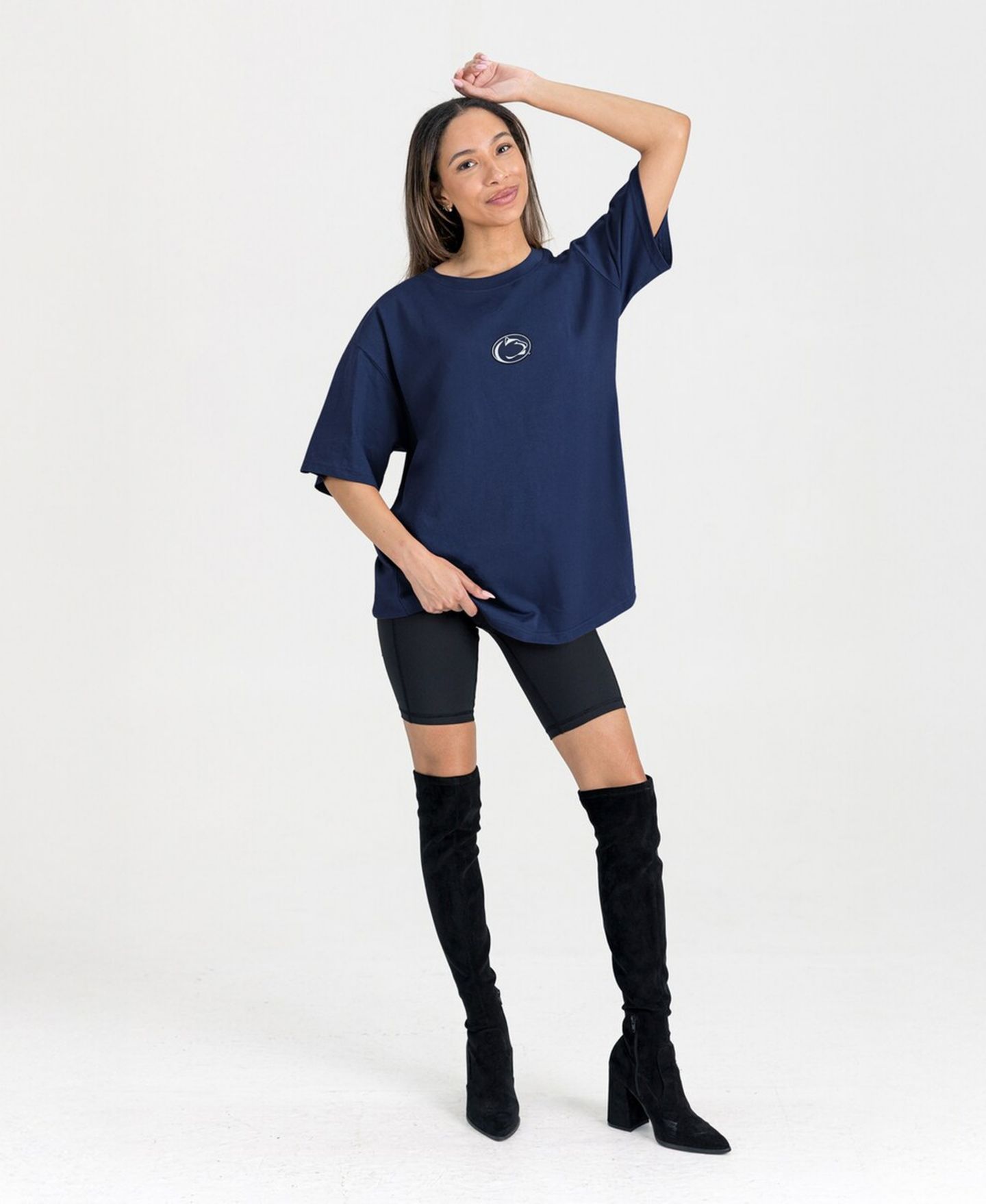 Женская футболка Gameday Couture Navy Penn State Nittany Lions Oversized Back at Ya — фото 3