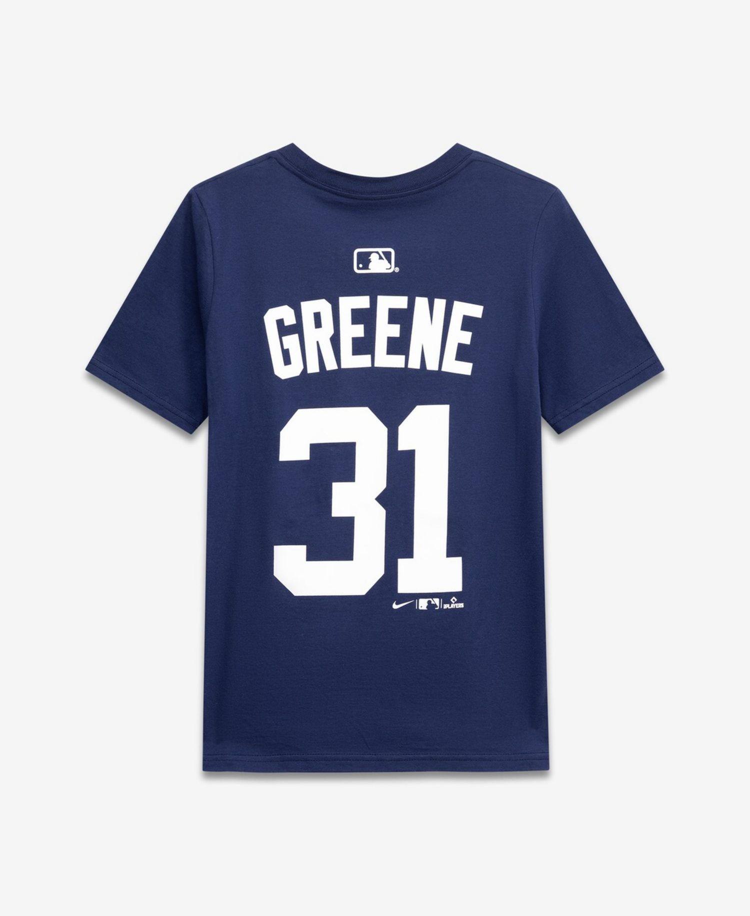 Big Boys and Girls Riley Greene Navy Detroit Tigers Name & Number T-Shirt