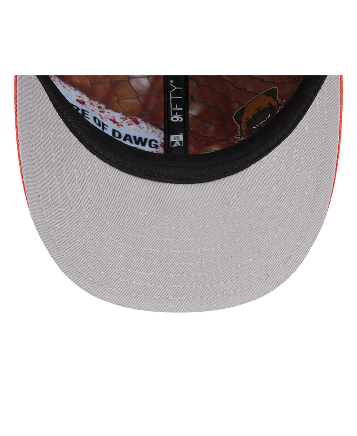 Детская кепка New Era Brown/Orange Cleveland Browns 2026 NFL Draft Pre-Curved 9FIFTY Snapback Hat — фото 5