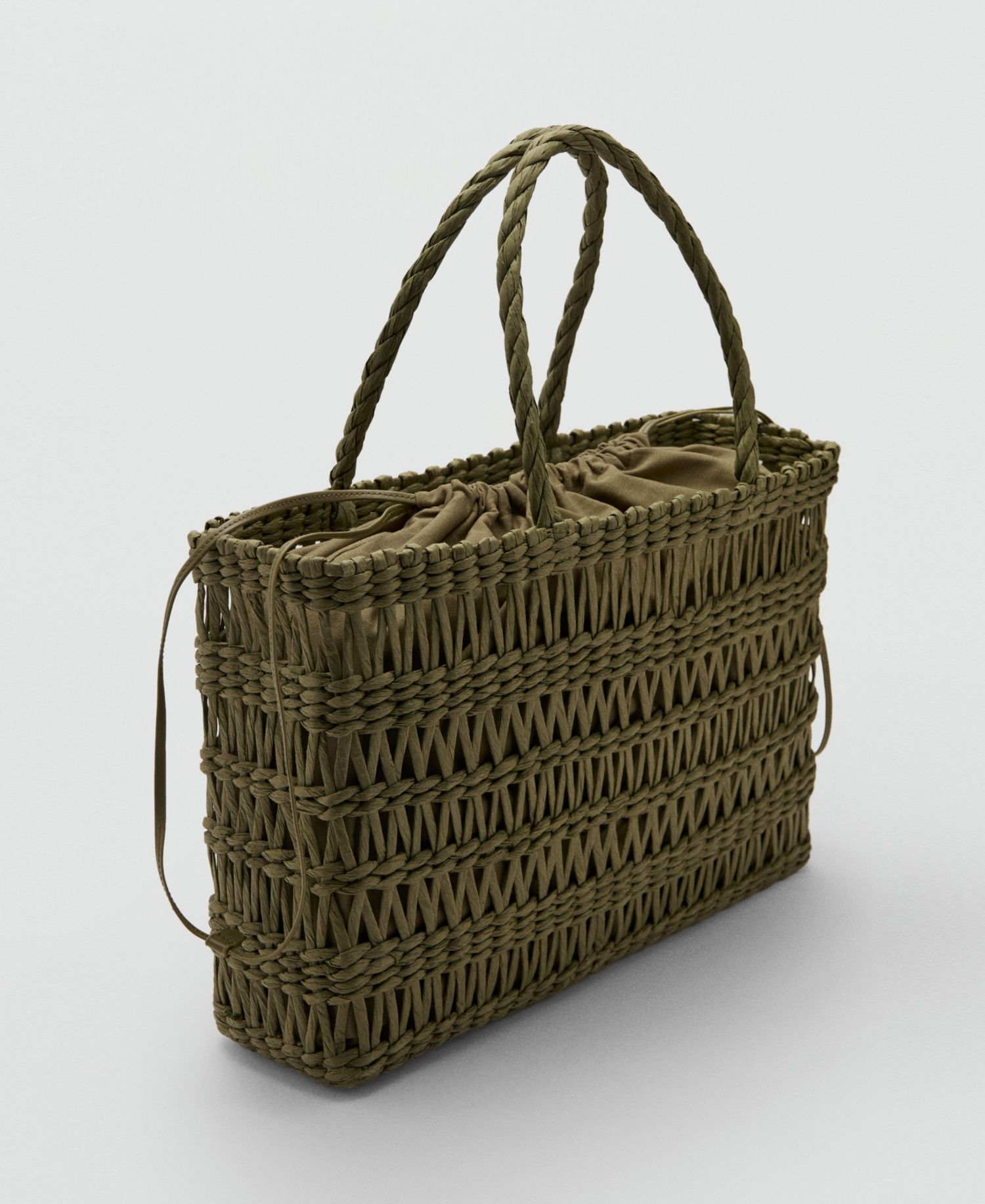 Women's Natural-Fiber Tote Bag