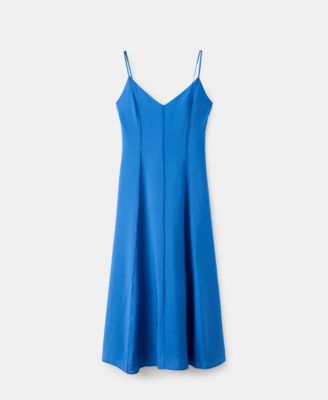 Women's Stitching Details Midi Dress