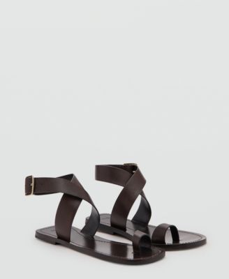 Women's Flat Leather Sandals