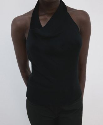 Women's Halter-Neck Lyocell Top
