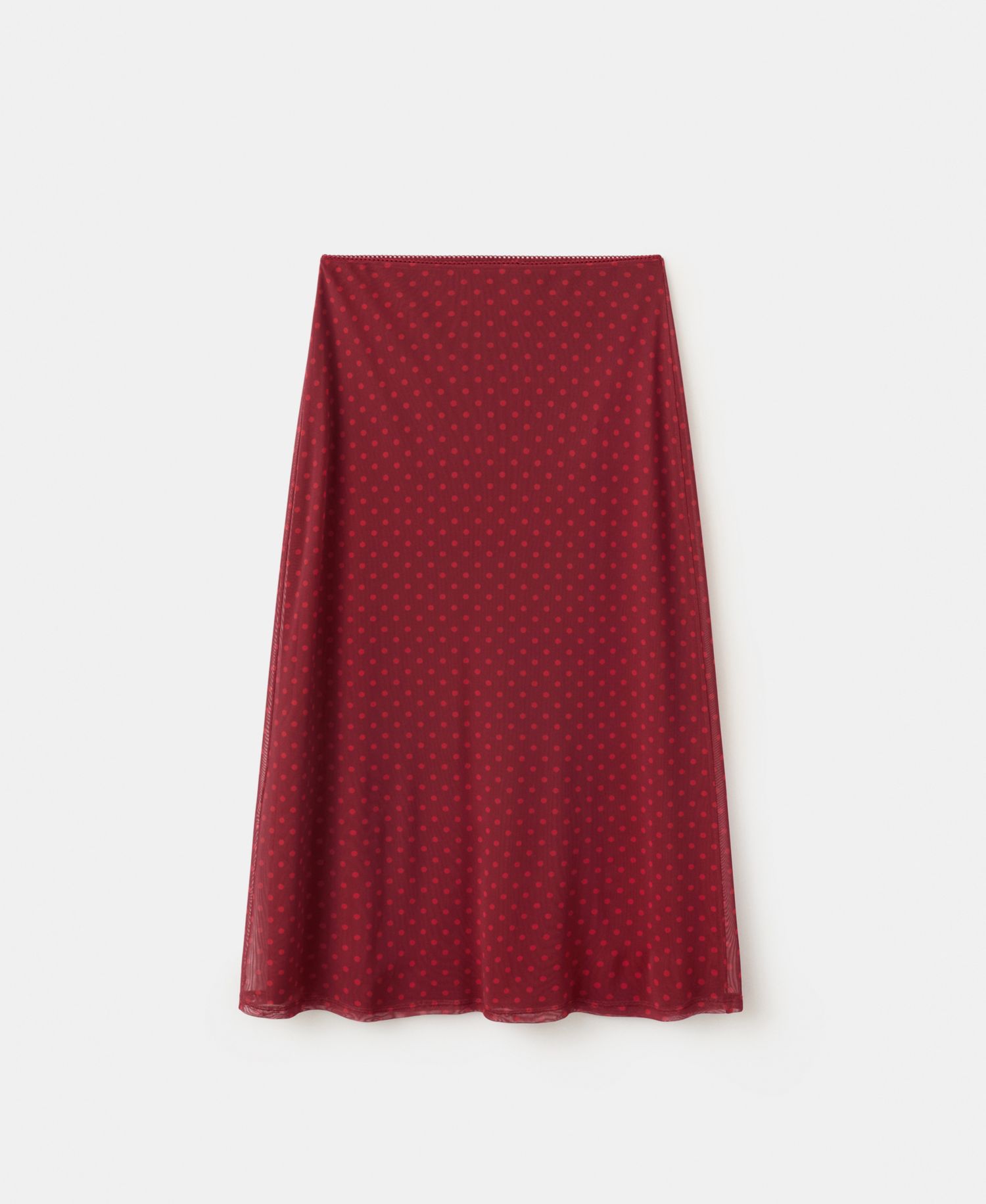 Women's Polka-Dot-Printed Tulle Skirt
