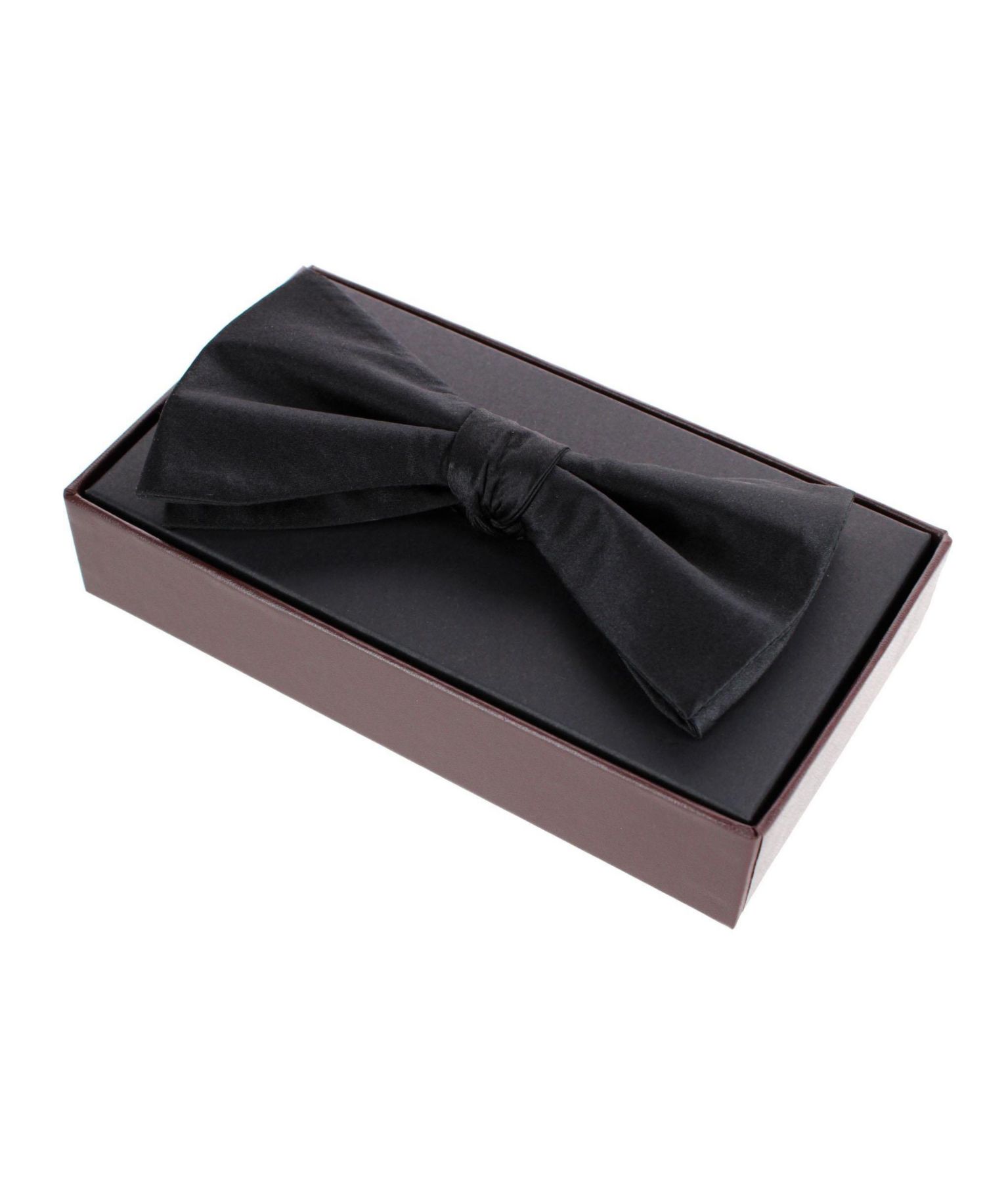 Big & Tall Sutton Solid Color Silk Bow Tie