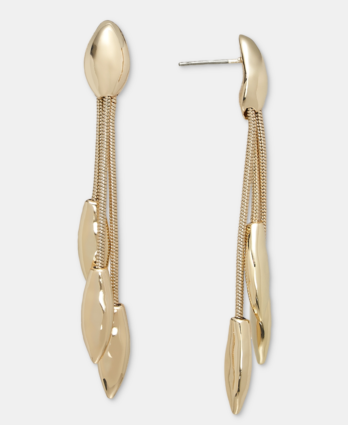 Style & Co Shaky Chain Linear Drop Earrings, Macy's Exclusive