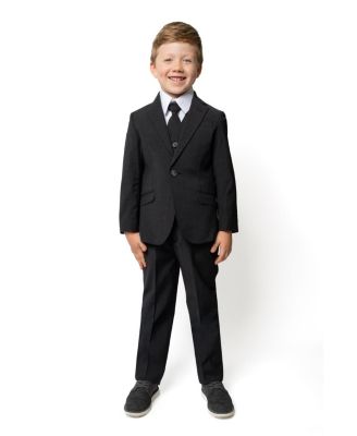 Toddler Boys Luxor Slim Fit Wool Blend 5-Piece Shirt, Tie, Jacket, Vest and Pants Suit Set