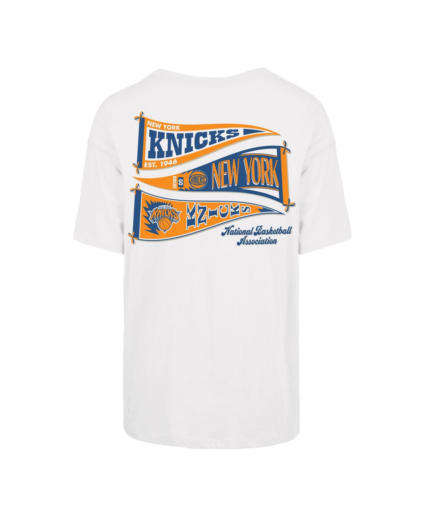 Женская футболка '47 Brand Cream New York Knicks Bow and Banner Sadie — фото 3